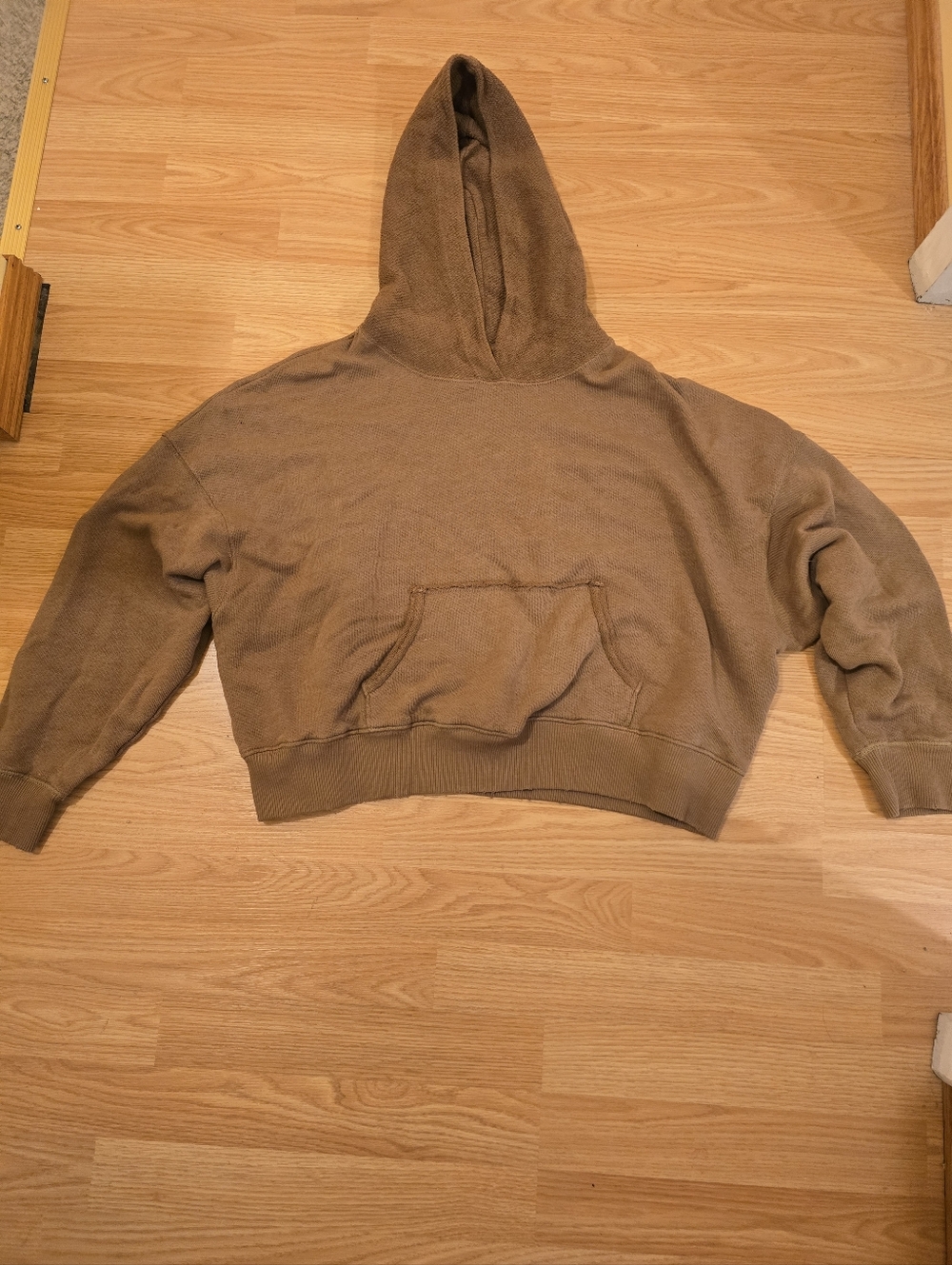 American Eagle Outfitters Brown Crewneck Hoodie Sweater